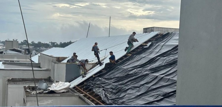 Obras de recuperação reforçam a estrutura do Hospital Santa Terezinha