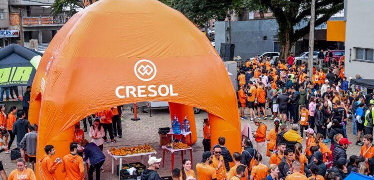 Mais de 700 pessoas participam da 1ª Corrida Laranja em Erechim (RS)