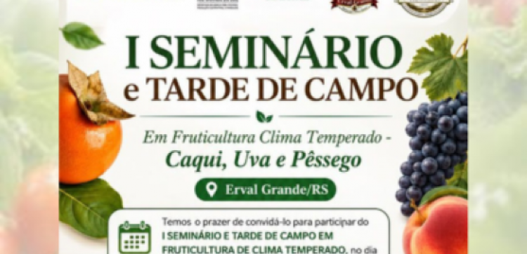 Fruticultura de clima temperado é tema de evento em Erval Grande