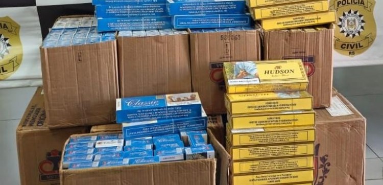Polícia Civil realiza prisão e apreende carga de cigarros em Nonoai