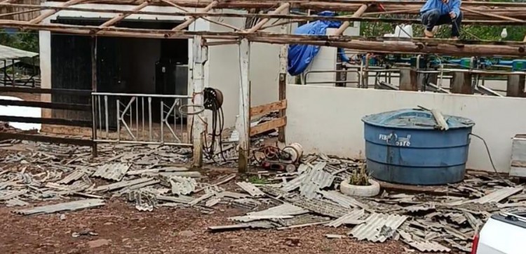 Mais de 230 residências afetadas pelo granizo em Erval Grande