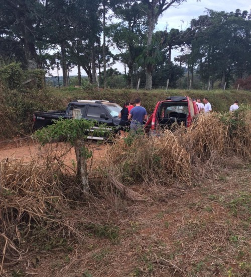 Acidente de trânsito é registrado no interior de Erval Grande.