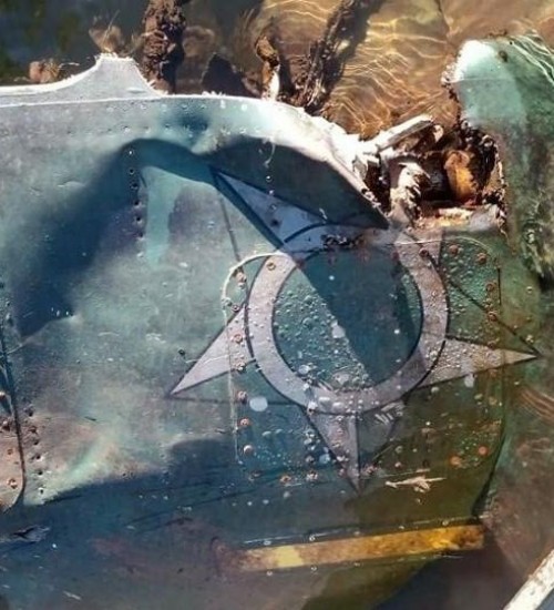 Força Aérea vai remover destroços de avião das água do Rio Pelotas.