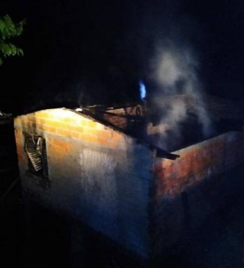 Incêndio destrói residência no interior de São Valentim.