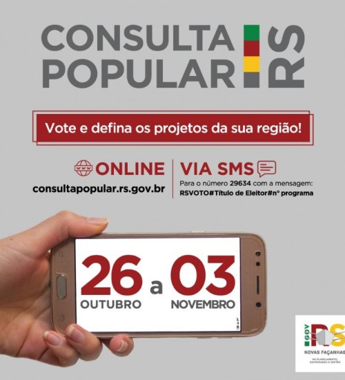 Começa na próxima segunda-feira (26) a votação para a Consulta Popular.