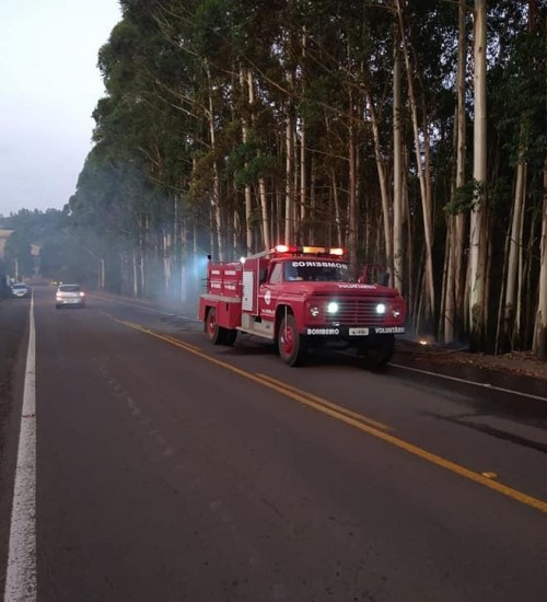 Em menos de uma semana, Bombeiros Voluntários de São Valentim atendem 5 chamados de incêndio.