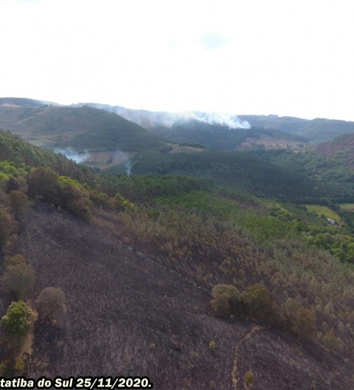 Municípios de Itatiba do Sul e Erval Grande sofrem com incêndios.