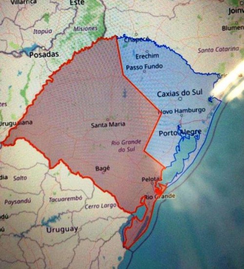 Metsul faz alerta para chuva localmente volumosa e temporais isolados.