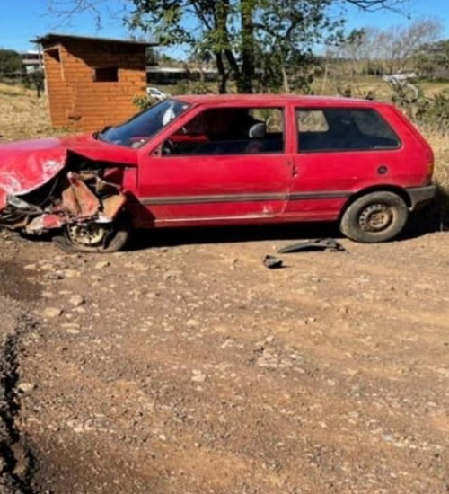 Acidente de trânsito deixa uma pessoa ferida na RSC-480 em Erval Grande.