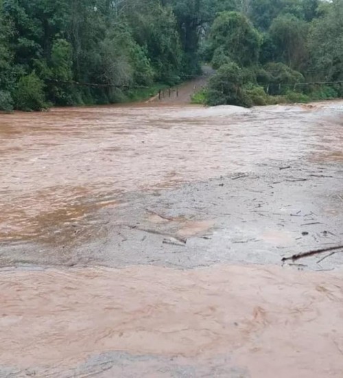 Fortes chuvas causam danos no Norte do RS.
