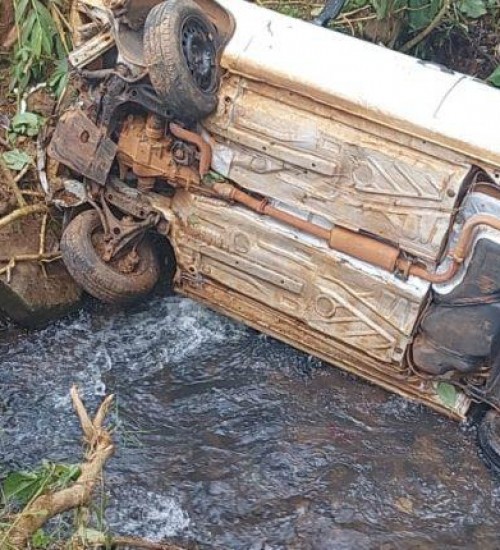 Homem morre em acidente na Linha Jubaré na Barra do Rio Azul.