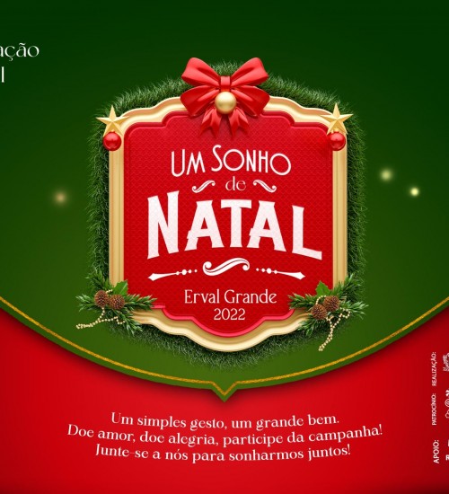 Erval Grande Divulga programação do Natal 2022.