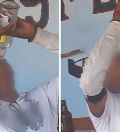 Homem morre após beber garrafa de cachaça para ganhar aposta em bar.