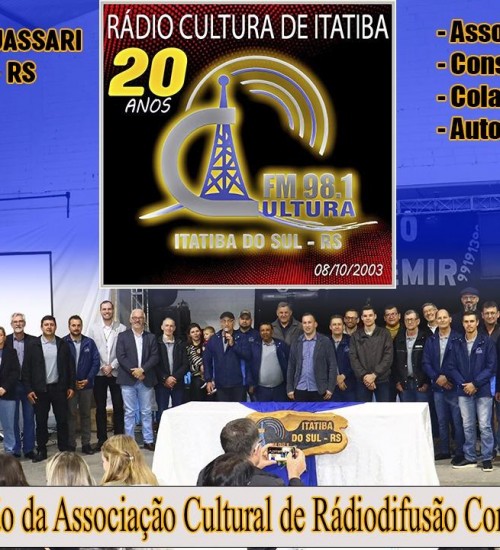 Evento marca os 20 anos da Rádio Cultura.