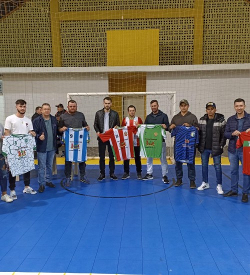 Início do Campeonato de Futsal em Itatiba do Sul.