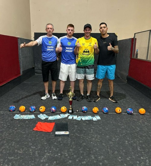 Equipe do Jubaré é campeão do regiona de bochas em Bela Vista