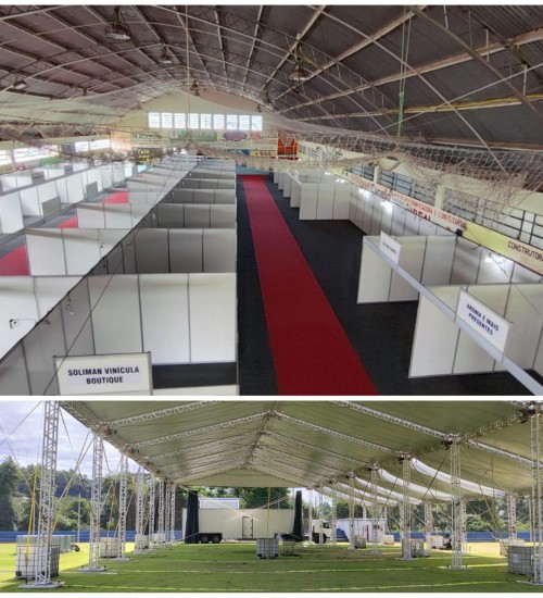 Montagem da VII Expo Itatiba do Sul segue em ritmo acelerado