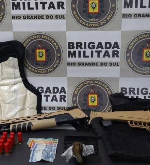 Homem é preso com arma, drogas e colete balístico em Nonoai