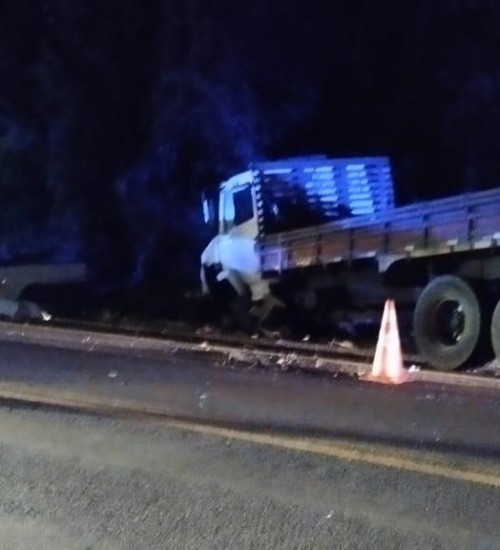 Idoso morre em colisão na BR-153, em Severiano de Almeida