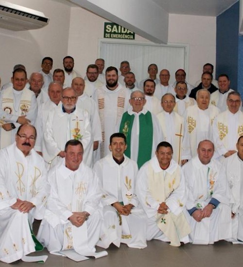 Retiro anual do Bispo e dos padres da Diocese de Erecim