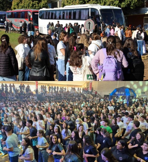 Universo URI mobiliza estudantes do ensino médio da região..