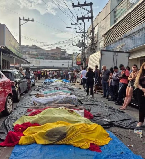 Confronto no Rio de Janeiro entre policia e criminosos gera 60 mortes