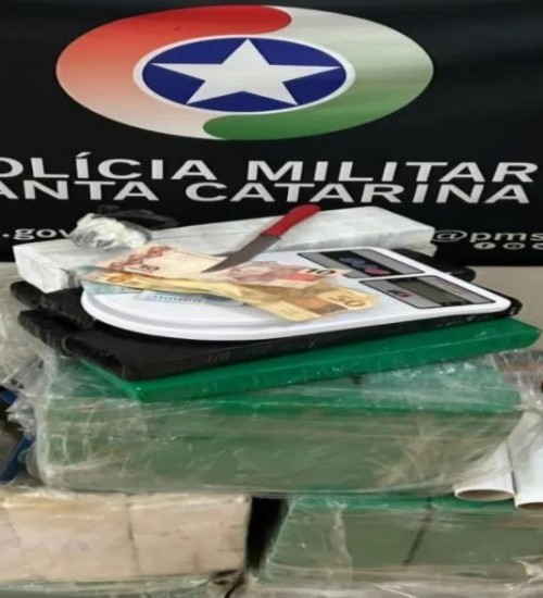 Polícia Militar apreende quase 100 quilos de maconha em Concórdia