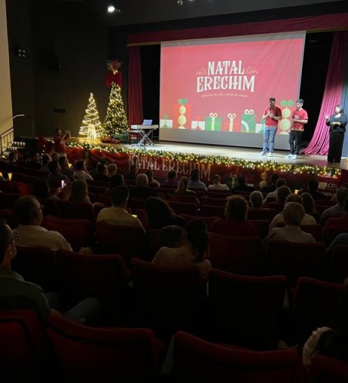 Erechim lança o Natal 2025 com o tema Brilhos de luz, laços de amor
