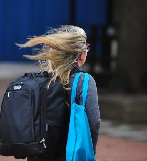 Clima no RS após passagen de vendaval e chegada do frio