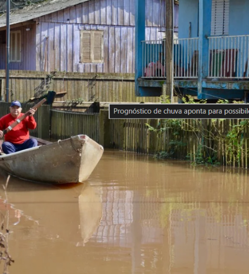 Próxima semana deve ter volumes elevados de chuva no Rio Grande do Sul