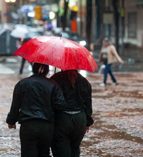 RS segue sob alerta de chuva volumosa e temporais