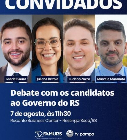 Famurs promove debate com candidatos ao Governo do Estado