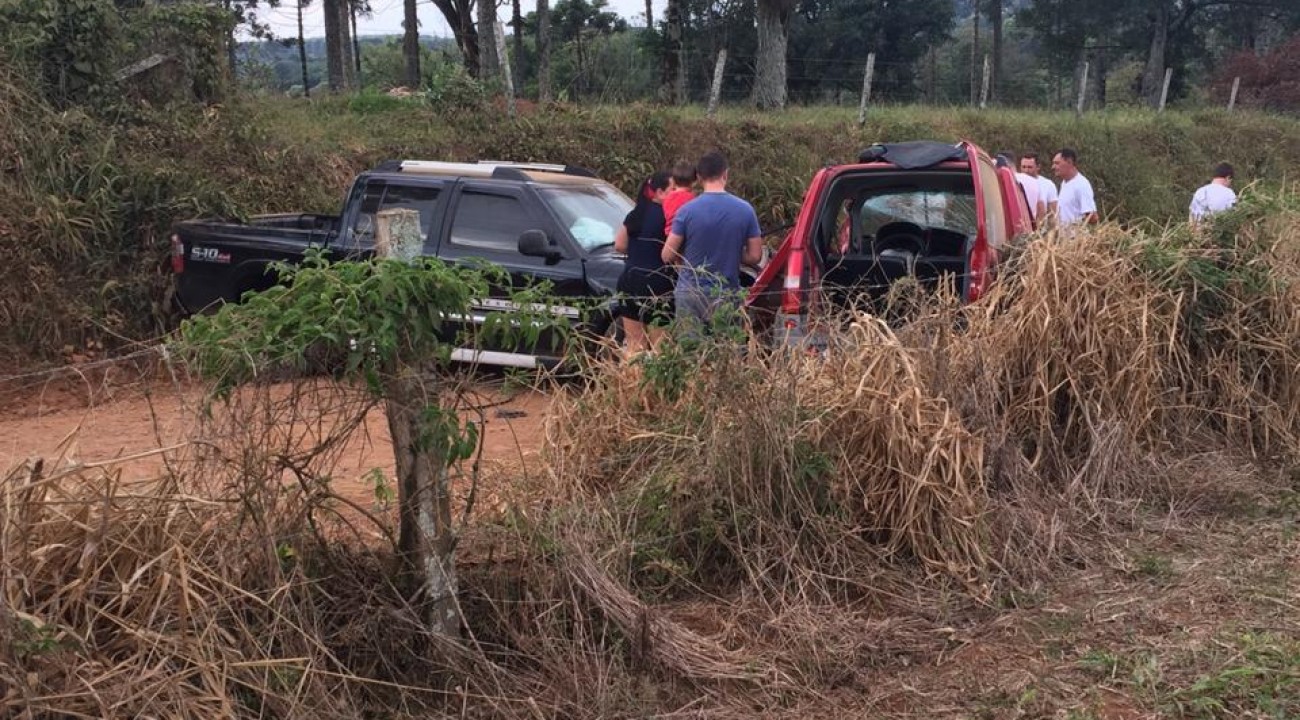 Acidente de trânsito é registrado no interior de Erval Grande.