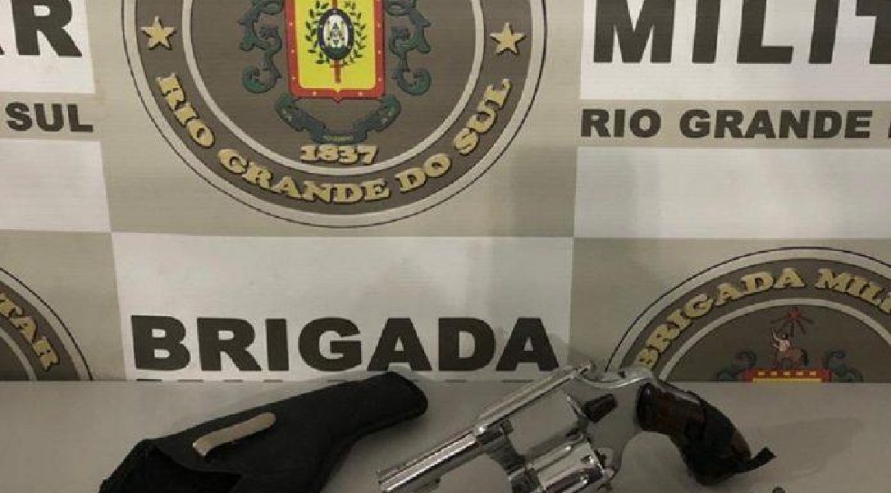 Brigada Militar apreende arma de fogo em Aratiba.