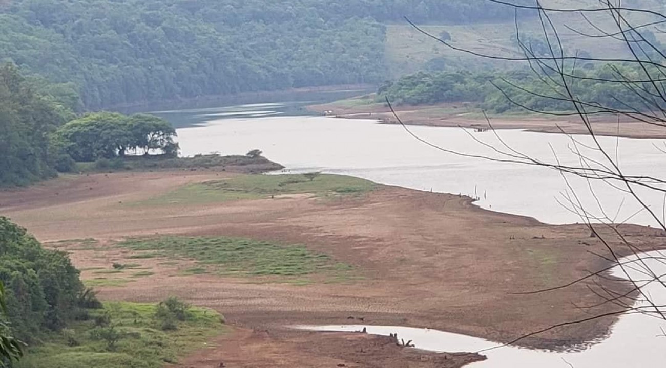 Seca começa mudar o cenário nos rios do grande Alto Uruguai.