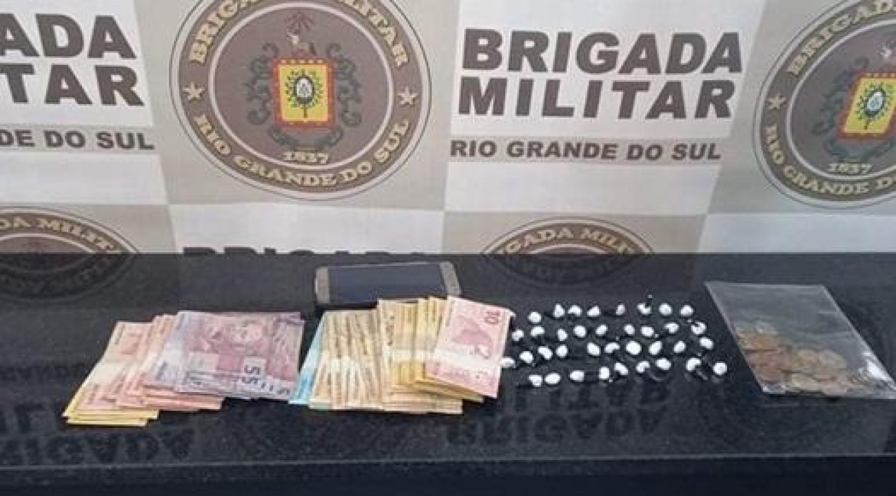 Homem é preso em flagrante por tráfico de drogas em Erval Grande.