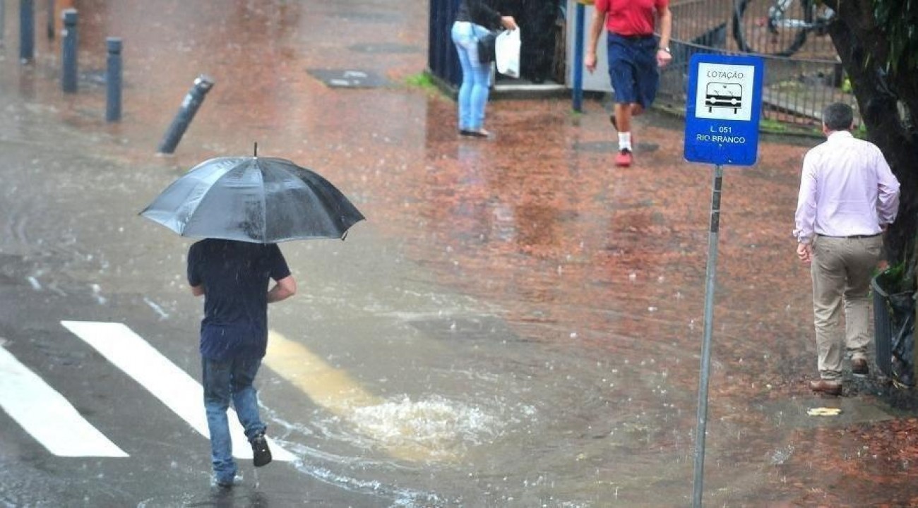Sexta-feira será de chuva em todo o RS.