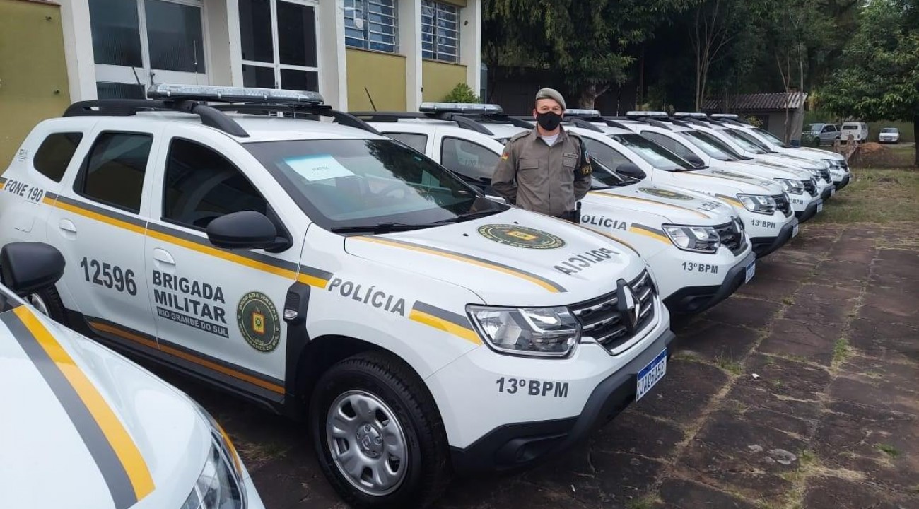 Brigada Militar de Itatiba do Sul recebe nova viatura.