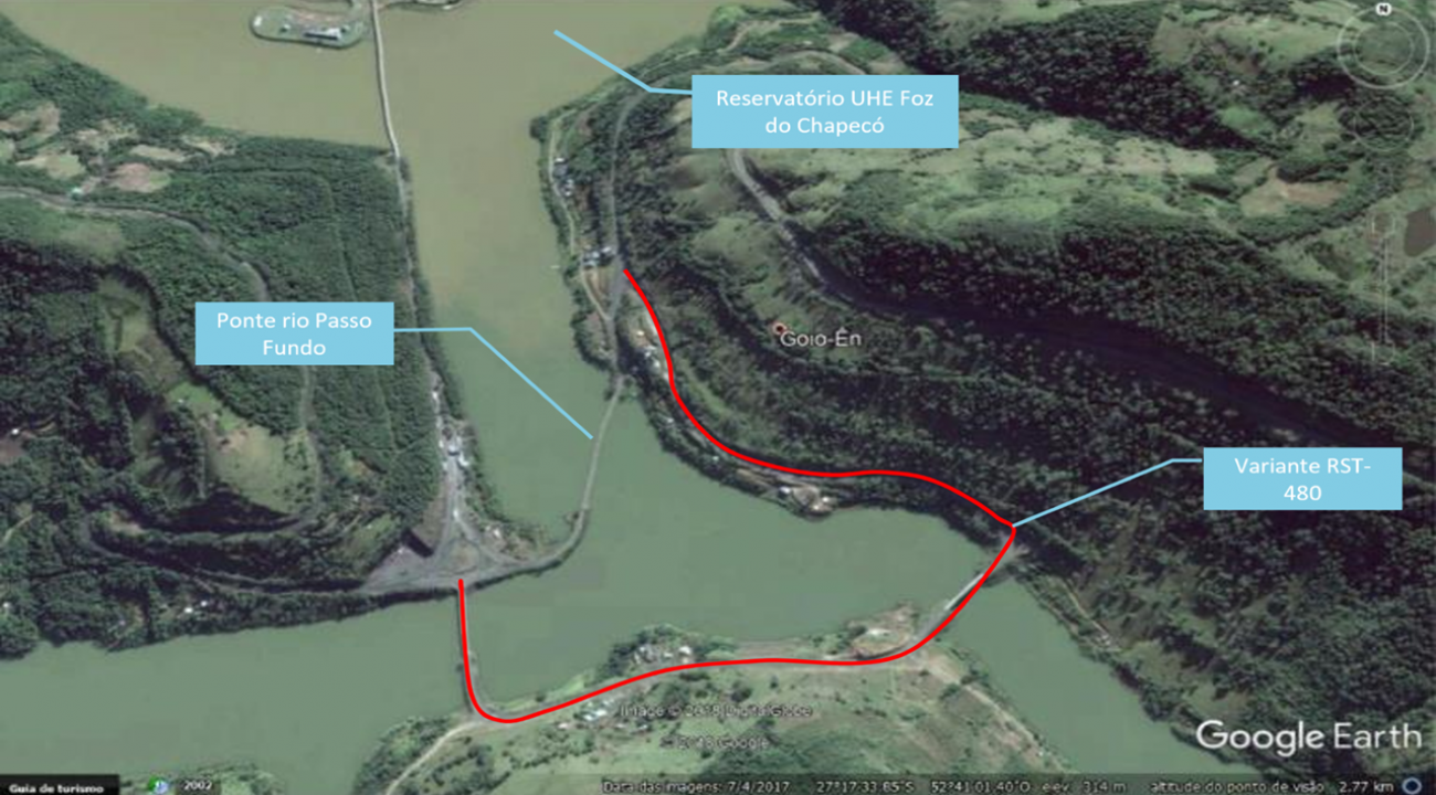 Reforma da ponte sobre o rio Passo Fundo deve começar no próximo ano.