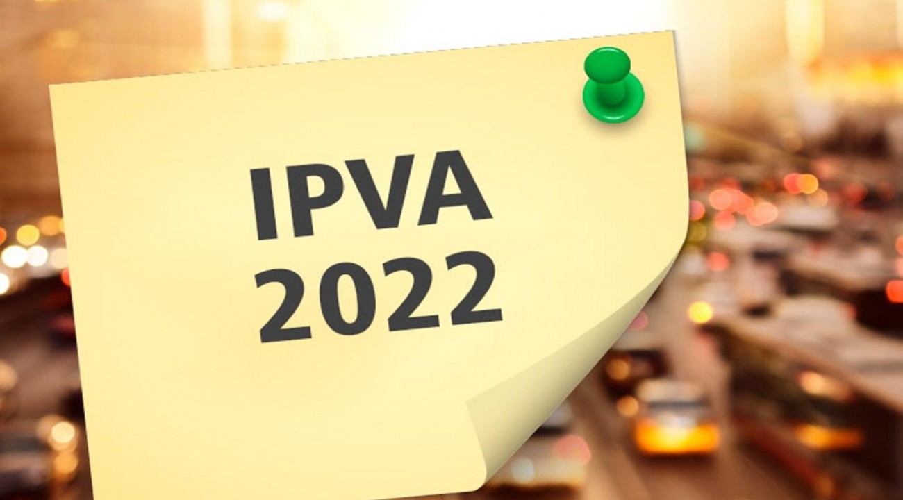 IPVA fica mais carro em 2022.