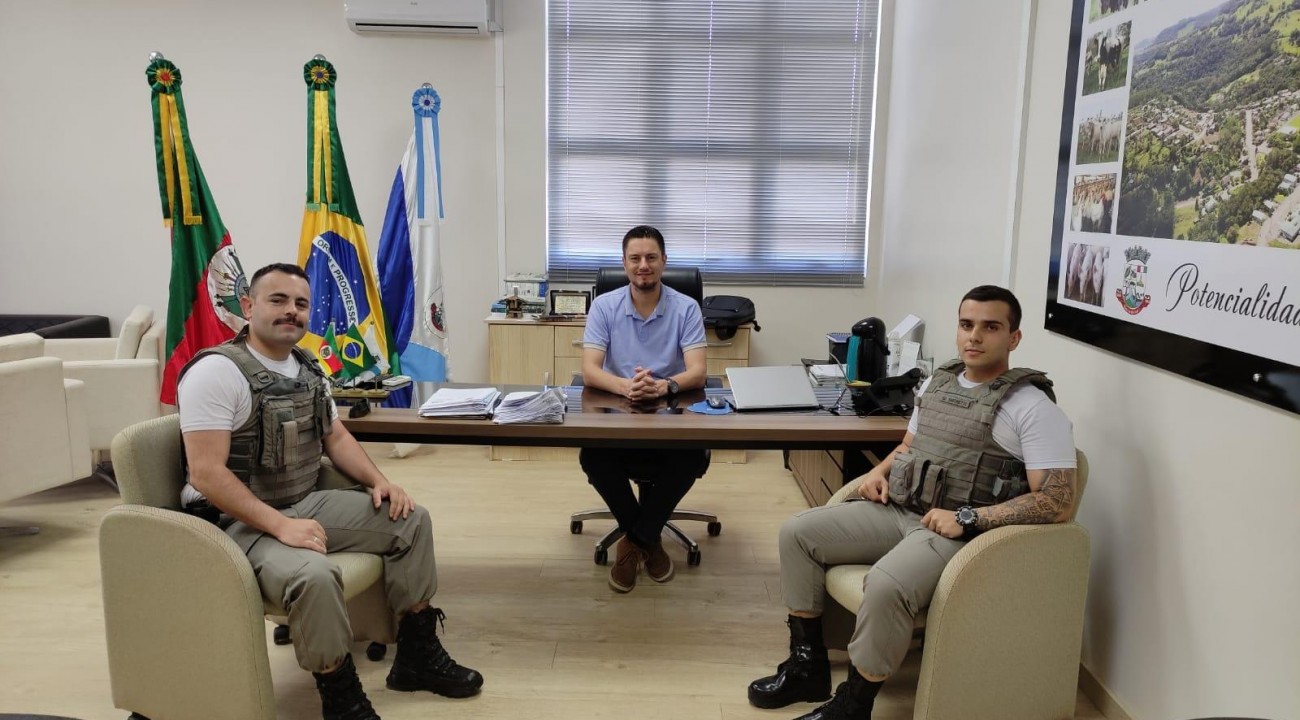 Novo soldado para a Brigada Militar de barra do Rio Azul.