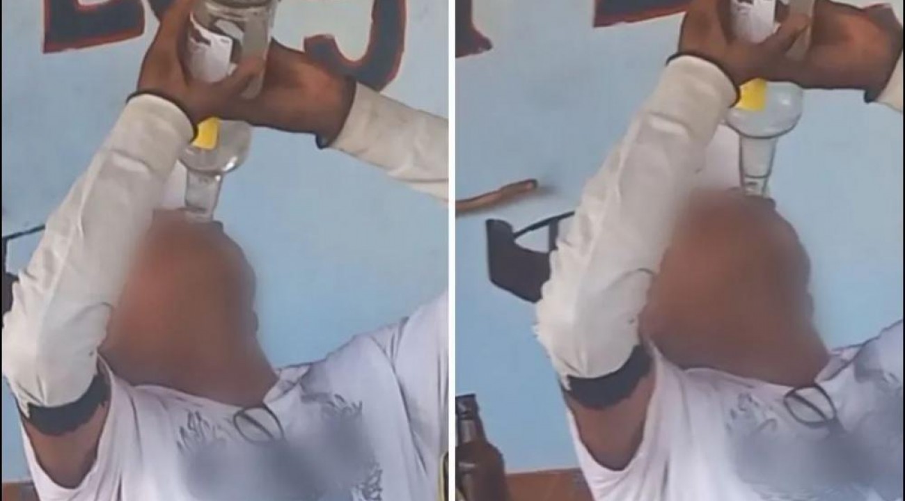 Homem morre após beber garrafa de cachaça para ganhar aposta em bar.