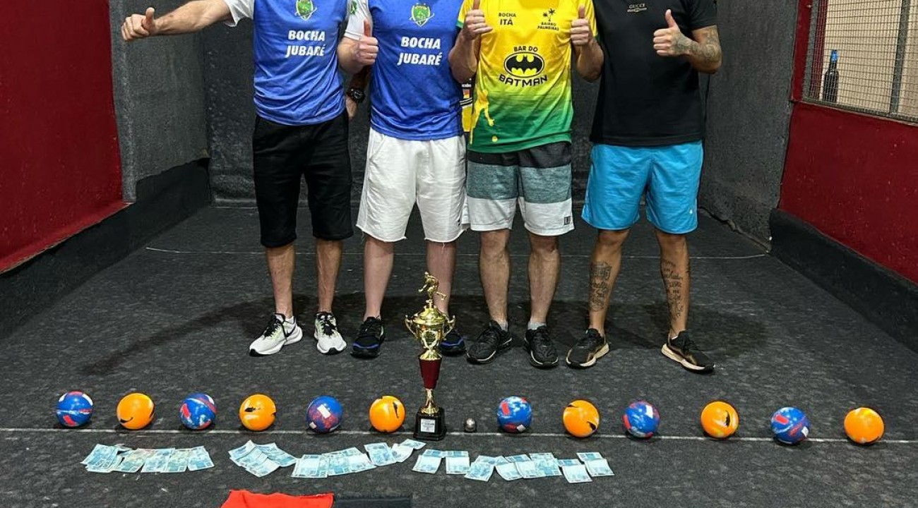 Equipe do Jubaré é campeão do regiona de bochas em Bela Vista