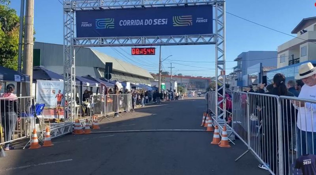 Corrida e caminhada do SESI arrecadam R$ 120 mil em Erechim