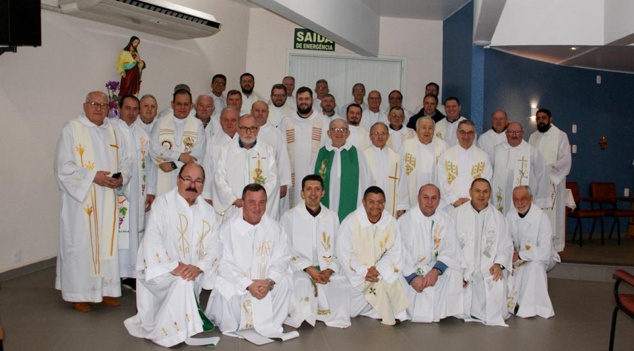 Retiro anual do Bispo e dos padres da Diocese de Erecim