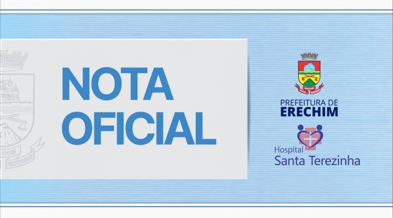 Nota Oficial do Hospital Santa Terezinha sobre tentativa de golpe