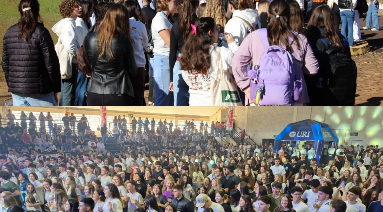 Universo URI mobiliza estudantes do ensino médio da região..