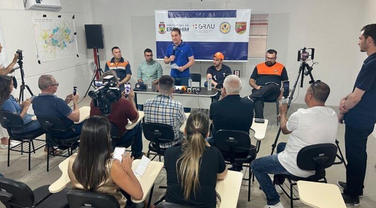 Erechim apresenta balanço dos 10 dias após a tempestade de granizo