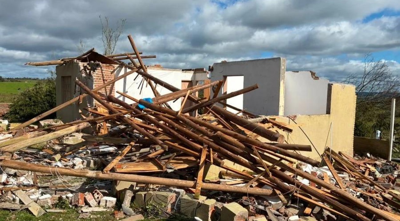 Município de Pedro Osório decreta situação de emergência após tornado