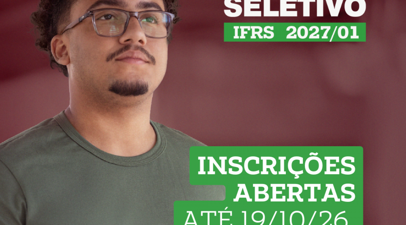 IFRS Campus Erechim oferece 390 vagas em processo seletivo